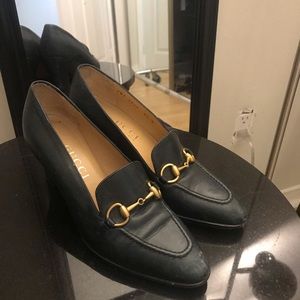 Gucci heeled loafers